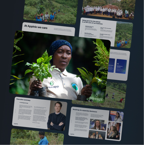 Impact report website visual (mobile)