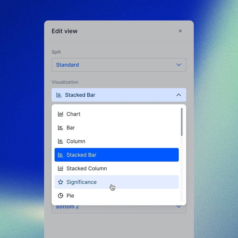 Seules les options de visualisation pertinentes sont affichées pour la page QT_Product update_2000x2000