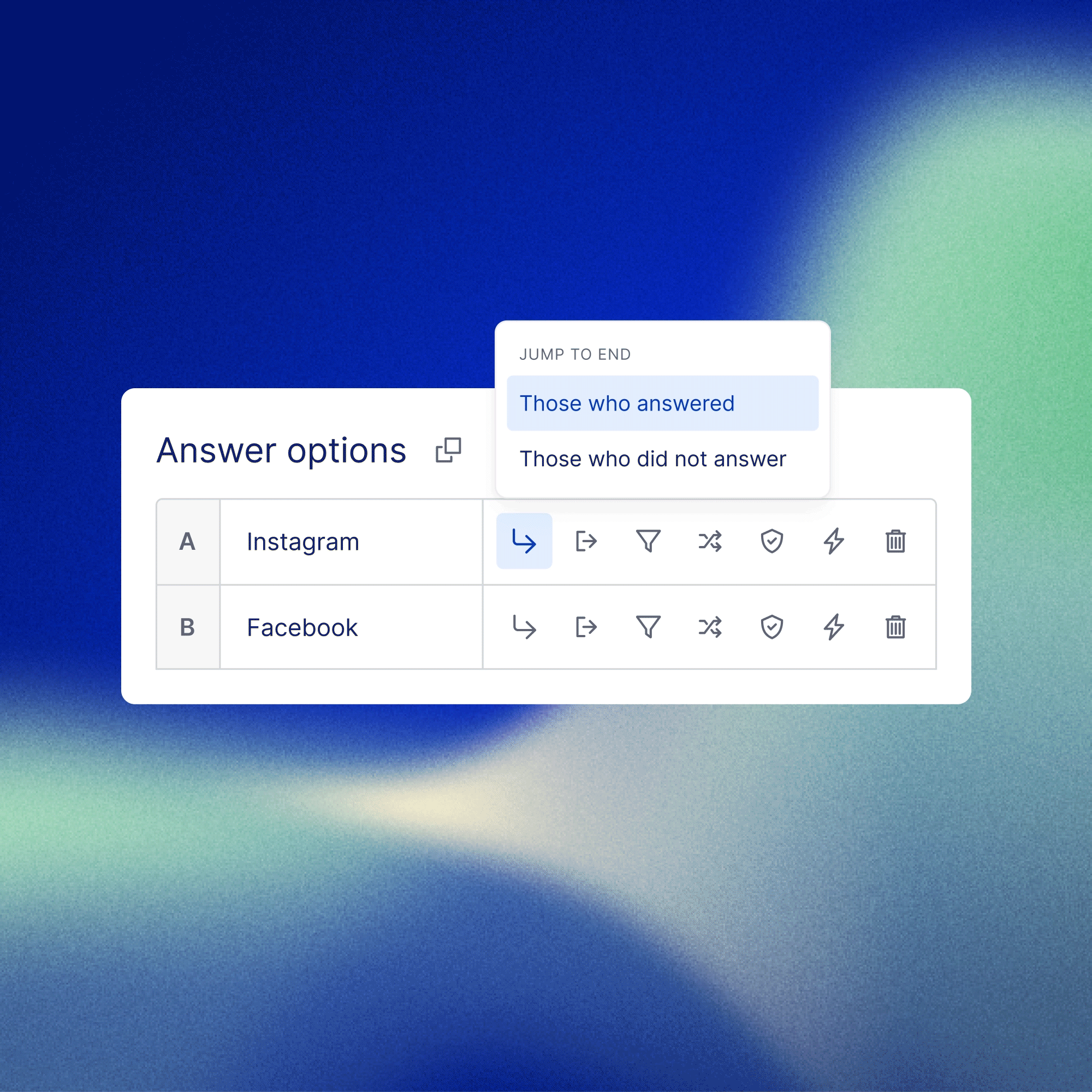 Send to last question (1)